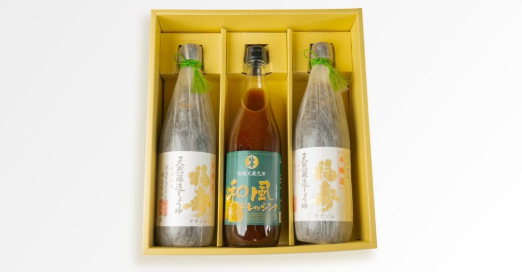 福寿醤油の醤油と調味料セット 